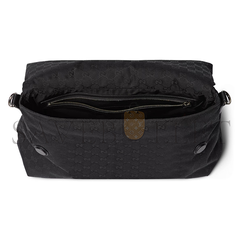 GUCCI MEDIUM GG CROSSBODY BAG WITH WEB 821616 (36*25*12cm) GUCCI MEDIUM GG CROSSBODY BAG WITH WEB 821616 (36*25*12cm)